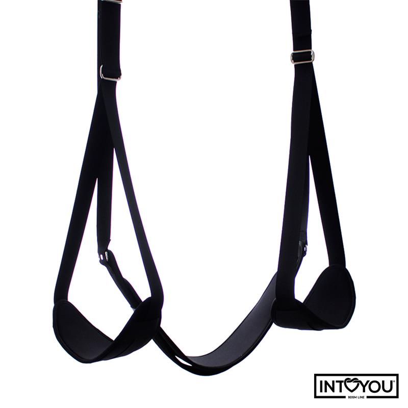 Adjustable Door Swing with Legs Support Seat