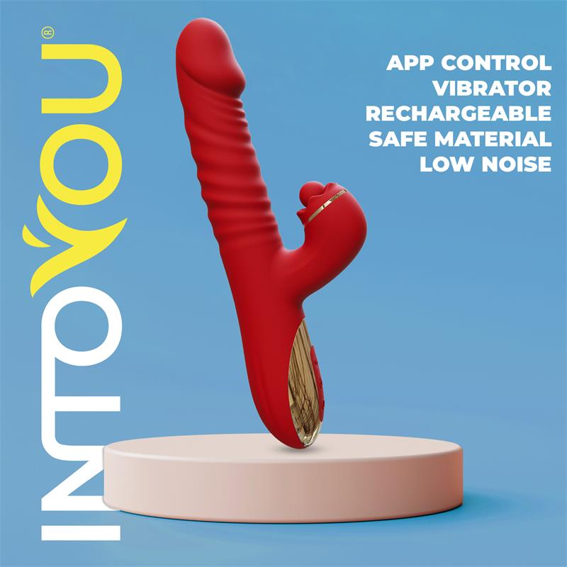 Ascen Vibrador con Thrusting y Waving y APP USB Magnetico