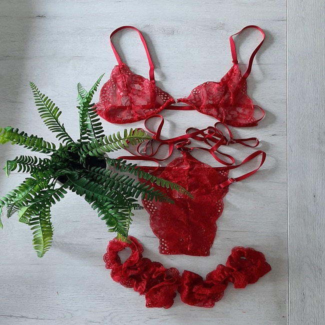 Conjunto Lencería (AL165) - Stock Almacén