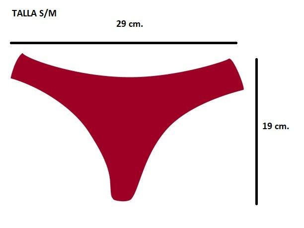 Bragas Rojas Sexys (TR377) - Stock Almacén