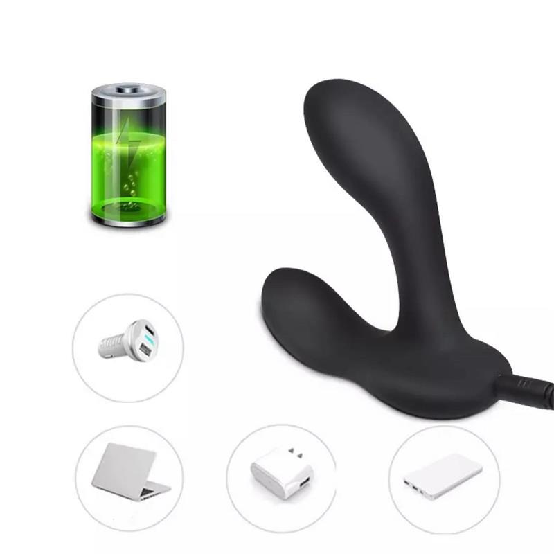 Brett Masajeador Prostatico Control Remoto USB Silicona Liquida