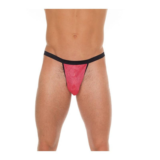 Tanga Rojo y Negro Talla unica