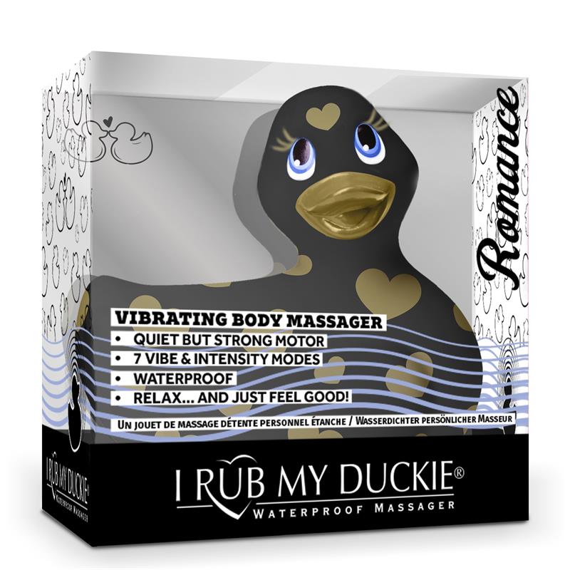 Estimulador I Rub My Duckie 20 Romance Negro y Dorado