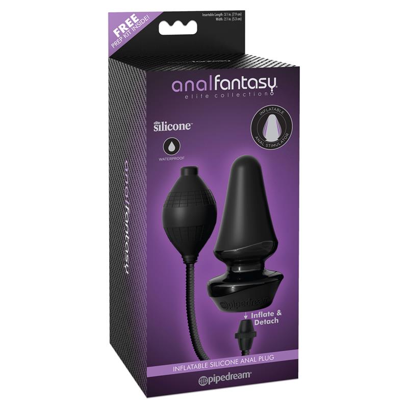 Plug Anal Inflable Color Negro