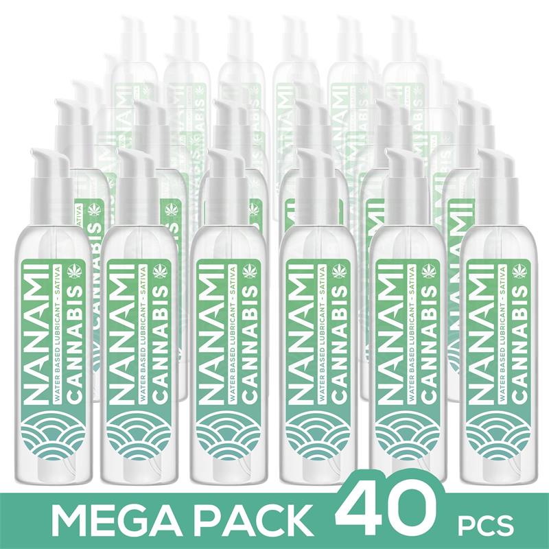 Pack de 40 Lubricante Base Agua Cannabis 150 ml