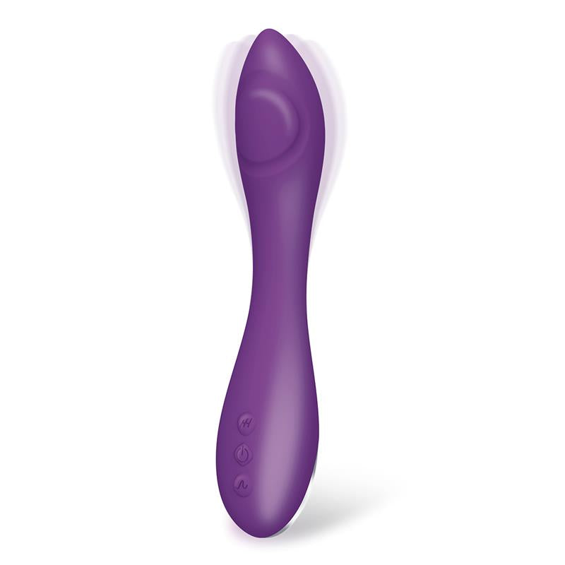 No Nine Vibrador Punto G Funcion de Pulsacion USB Magnetico Silicona