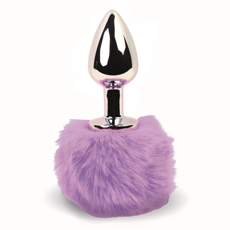 Bunny Tail Plug Anal con Cola Purpura