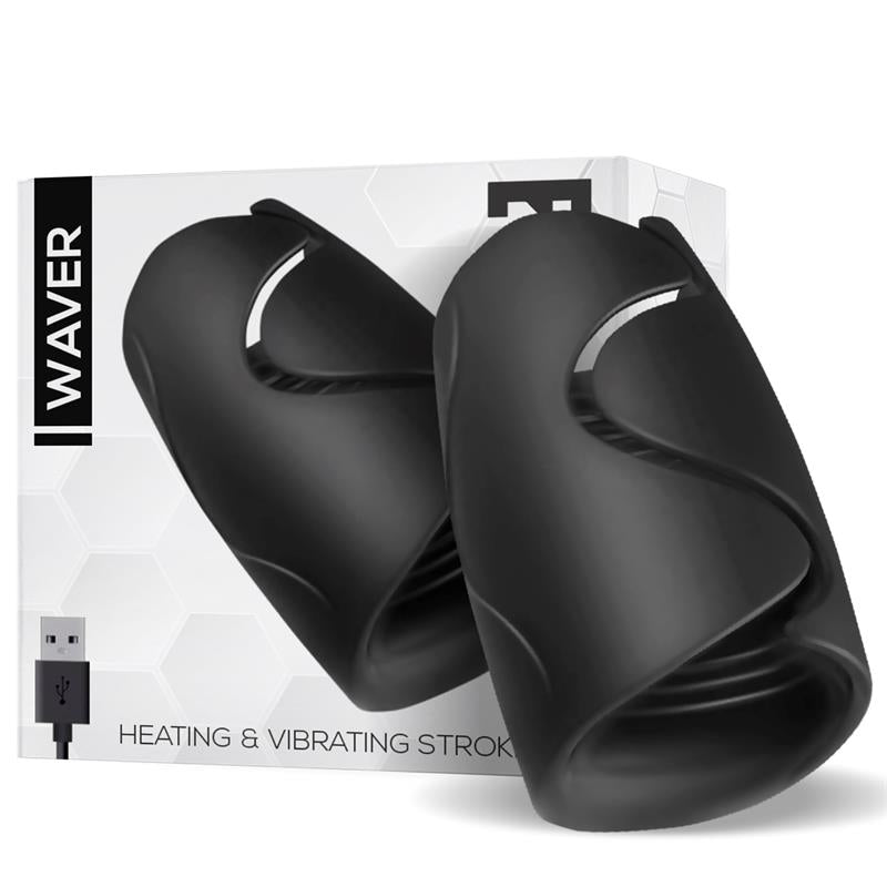 Waver Masturbador Masculino Funcion Calor y Vibracion Flexible USB Silicona