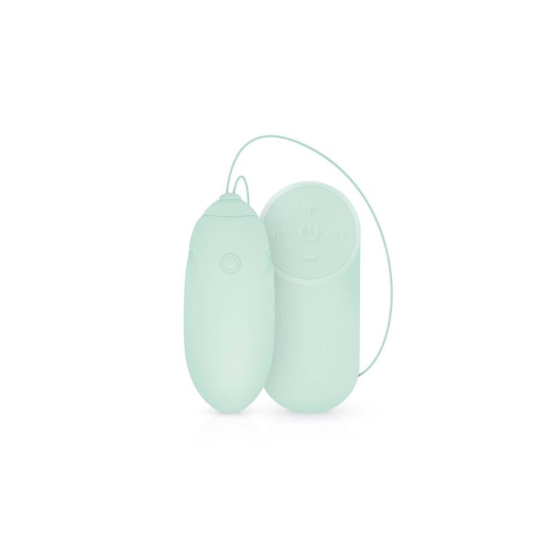 Huevo Vibrador Control Remoto USB Verde