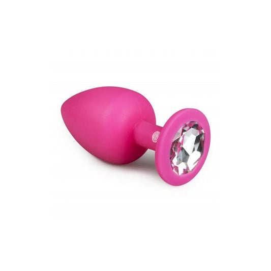 Plug con Diamante Grande Rosa