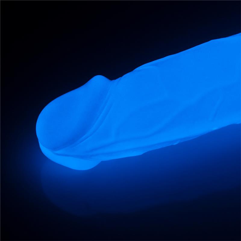 Dildo Lumino 75 Luz Azul