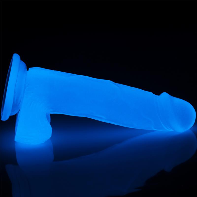 Dildo Lumino 75 Luz Azul