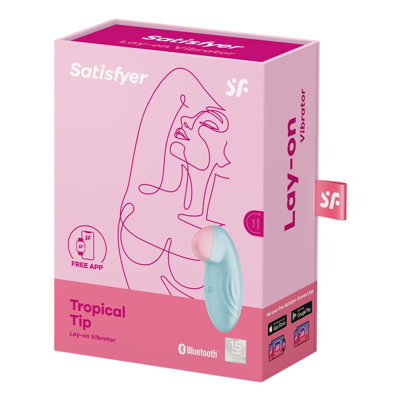 Tropical Tip con APP Satisfyer Connect Light Blue