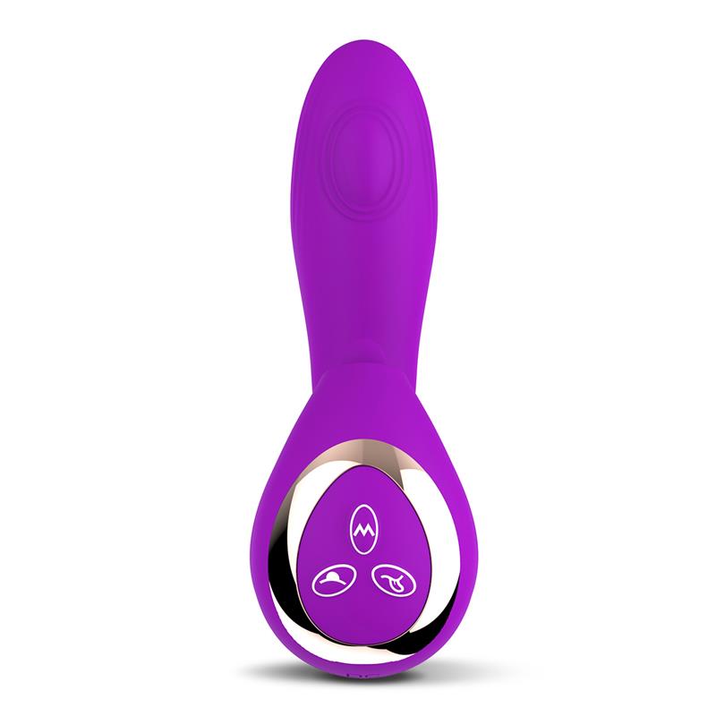 No TwentyOne Vibrador con Bola Pulsante y Lengua Estimuladora