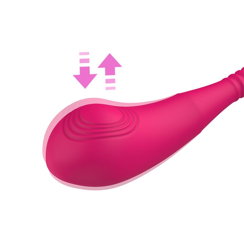 No TwentyThree Vibrador Doble con Pulsacion y Thrusting Flexible 180º