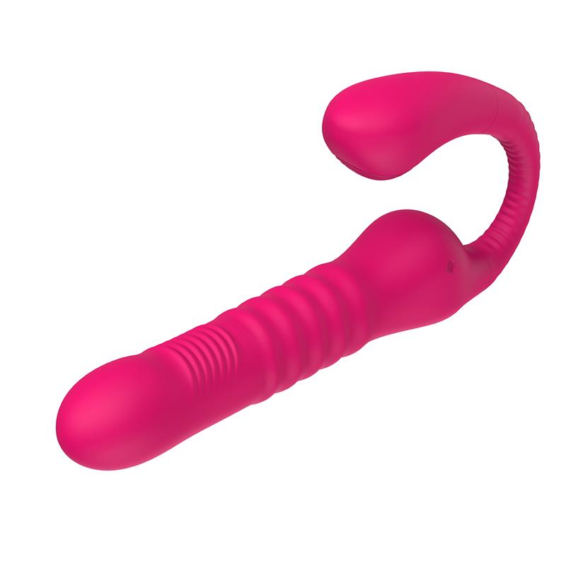 No TwentyThree Vibrador Doble con Pulsacion y Thrusting Flexible 180º