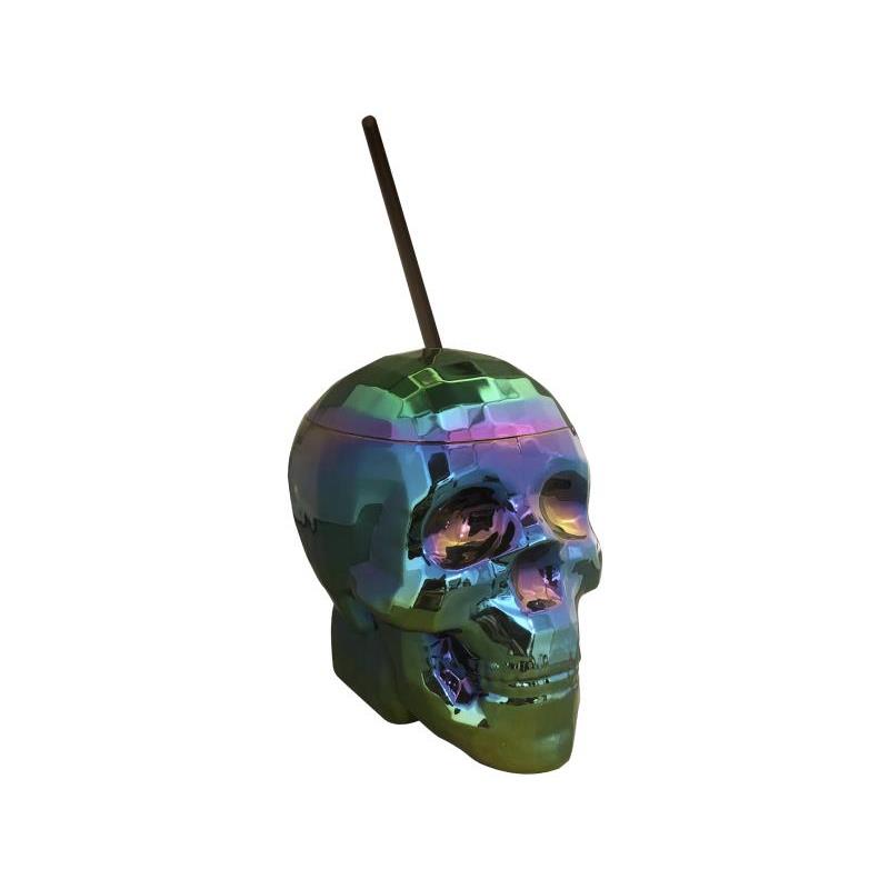 Taza Skull Cup Oil Slick