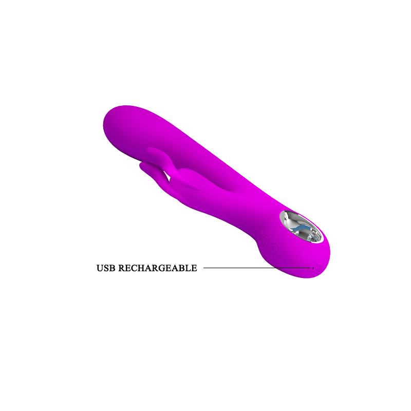 Vibrador Hot Rabbit Purpura