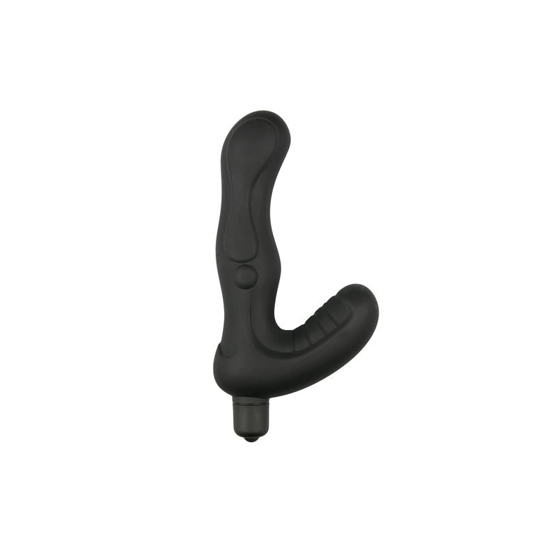 Vibrador Anal Estimulador Perineo Silicona Negro