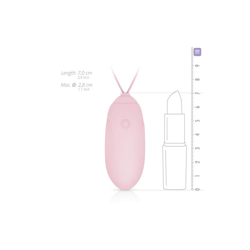 Huevo Vibrador Control Remoto USB Rosa