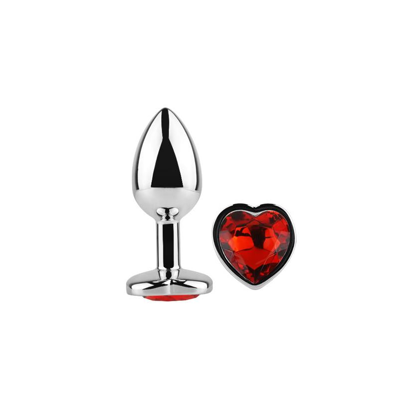 Plug Anal Joya de Corazon Red Scarlet Talla S