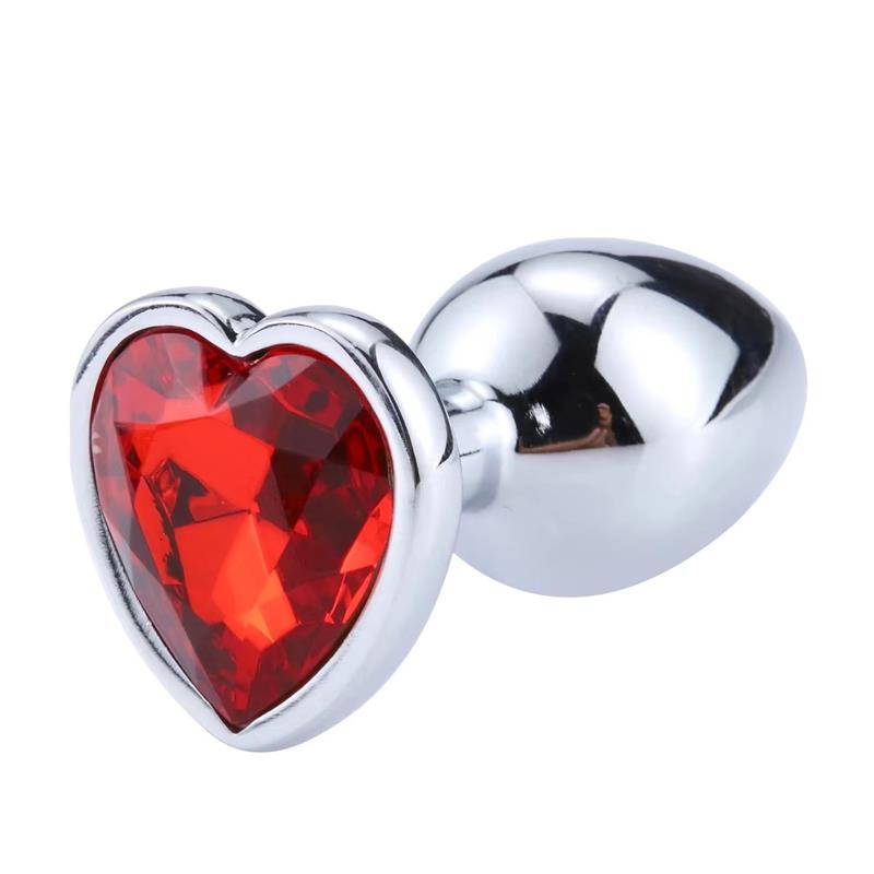 Plug Anal Joya de Corazon Red Scarlet Talla S