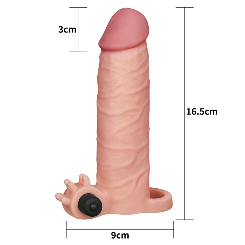 Funda para el Pene con Vibracion Add 2 Pleasure X Tender Natural