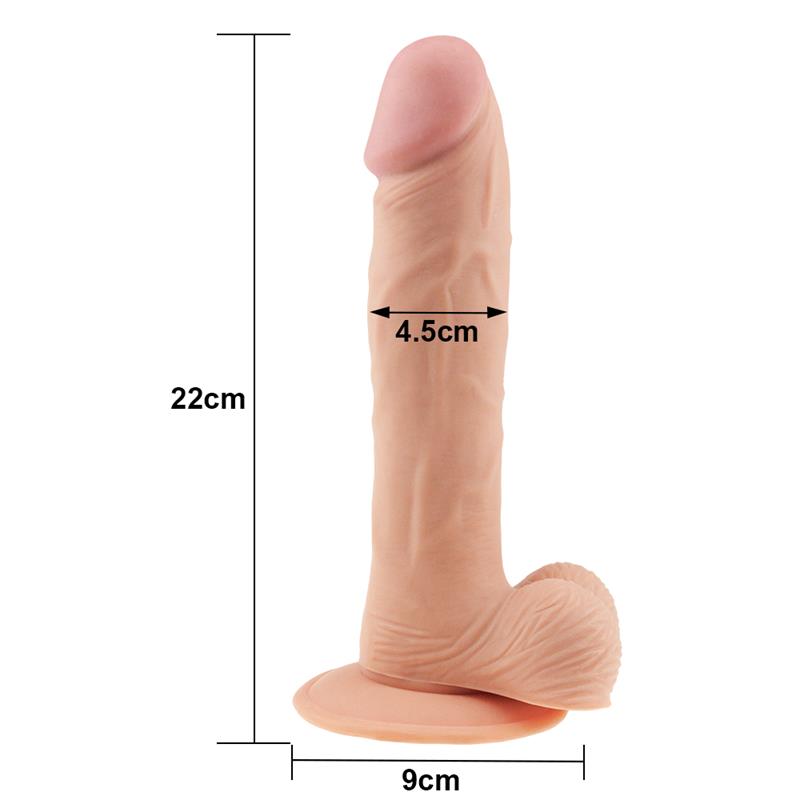 Dildo The Ultra Soft Dude 9 Natural