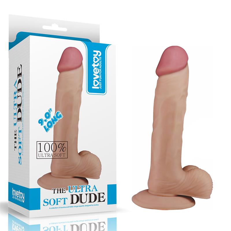 Dildo The Ultra Soft Dude 9 Natural