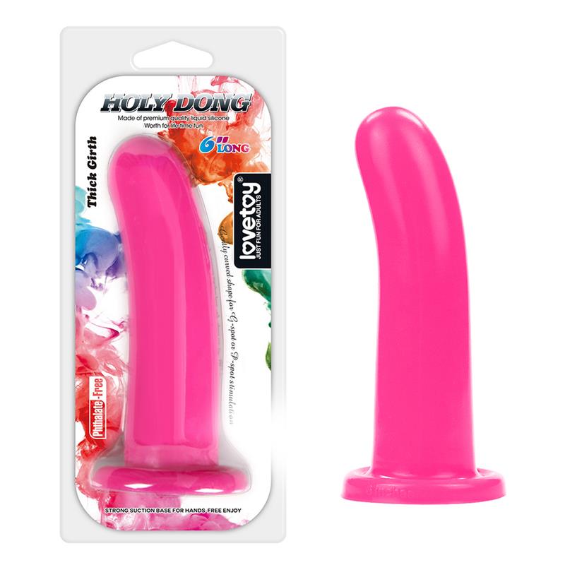 Estimulador Holy Dong 6 Silicona Liquida Rosa