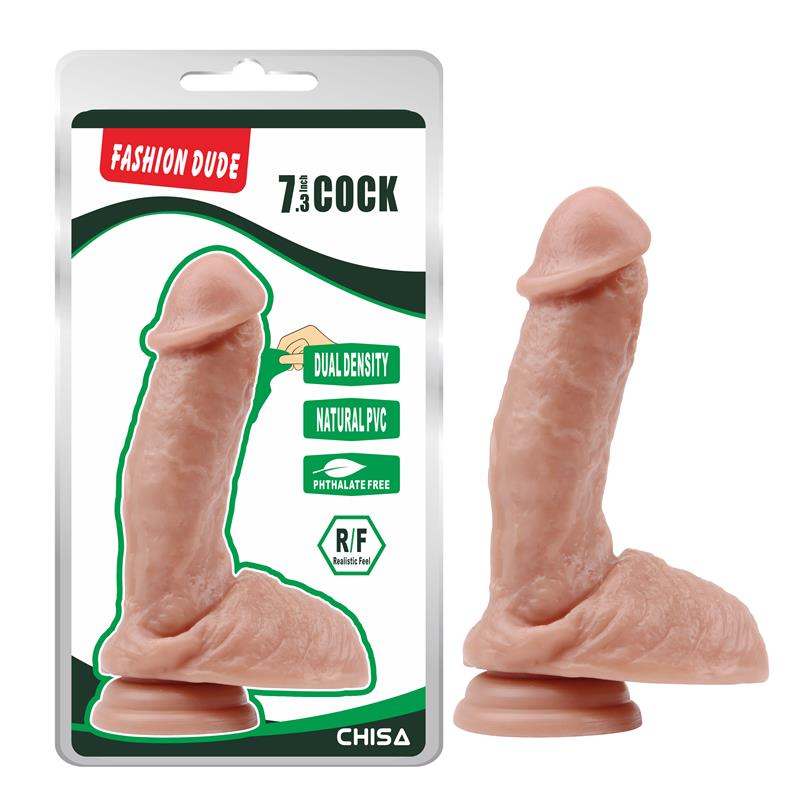 Dildo Dual Density Fashion Dude 73 Natural