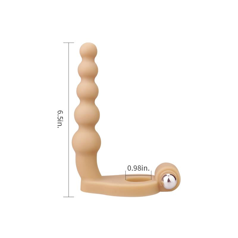 Estimulador Anal The Ultra Soft Bead 65 con Vibracion Natural