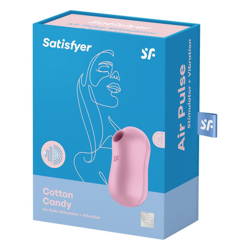 Cotton Candy Succionador de Clitoris y Vibrador Lila