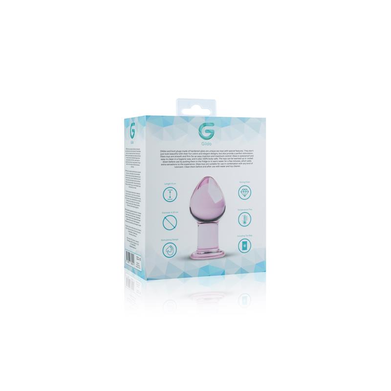 Plug anal Cristal Rosa