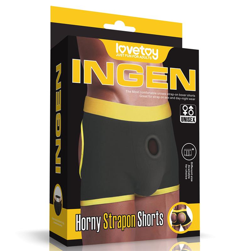 Calconcillo Boxer Shorts Horny Strapon Talla M L Unisex