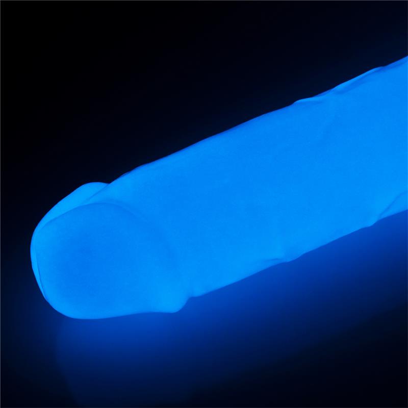 Dildo Lumino 8 Luz Azul