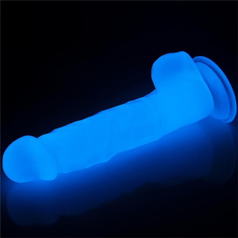 Dildo 85 Lumino Luz Azul