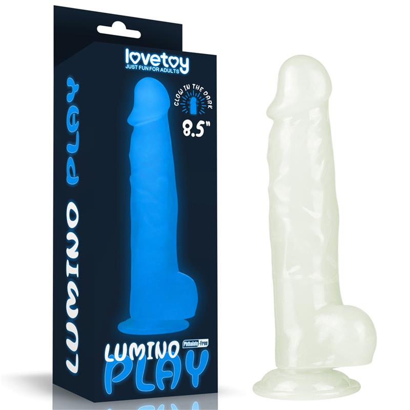 Dildo 85 Lumino Luz Azul