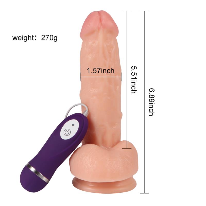 Vibrador Realista Control Remoto Kassadin 175 cm