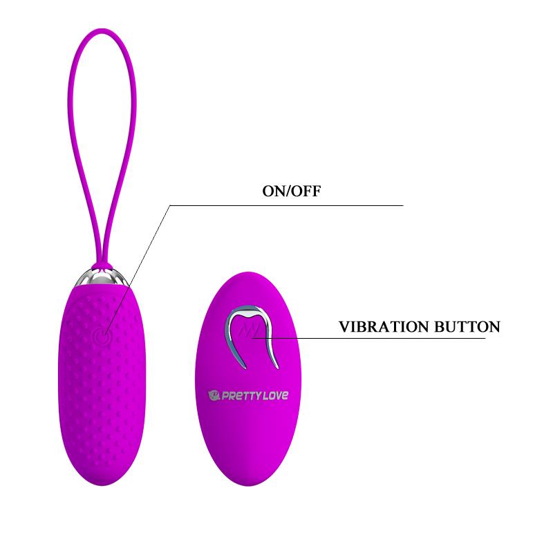 Huevo Vibrador Joanna USB Purpura