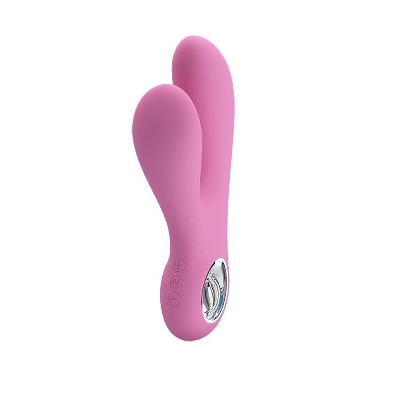 Vibrador Canrol USB Silicona Rosa Suave