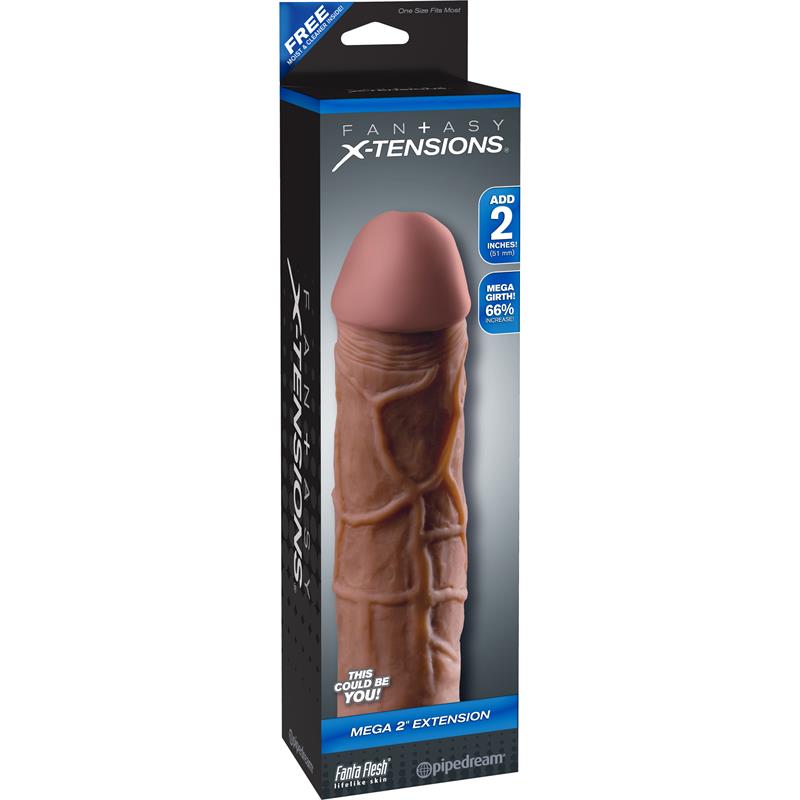 Fantasy X tensions Mega 51 cm Extension Color Marron