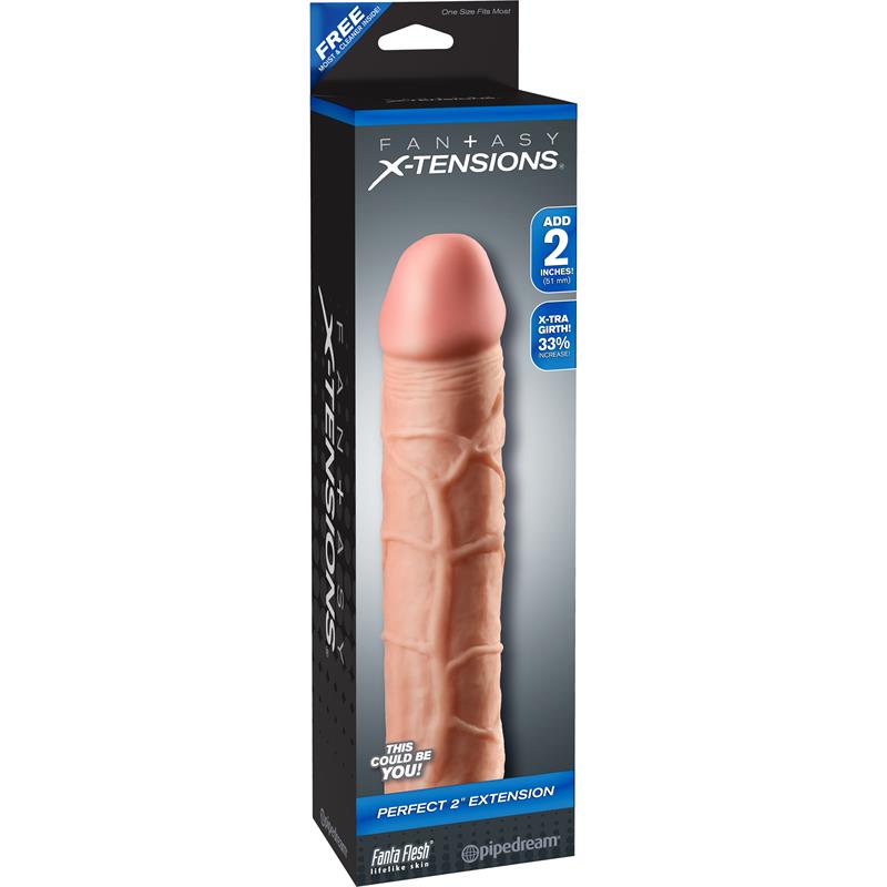 Fantasy X tensions Perfect 51 cm Extension de Pene Color Natural