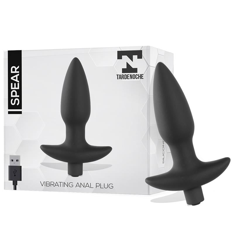 Spear Plug Anal con Vibracion USB Silicona