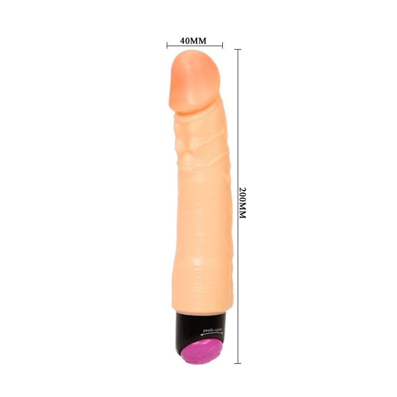 Vibrador Color Natural 25 cm