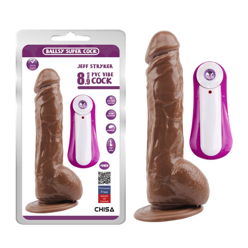 Vibrador Jeff Stryker 89 Marron