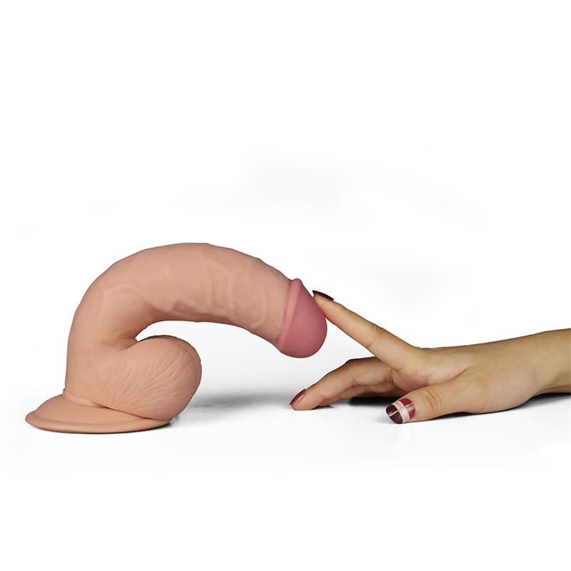 Dildo The Ultra Soft Dude con Vibracion 75 Natural