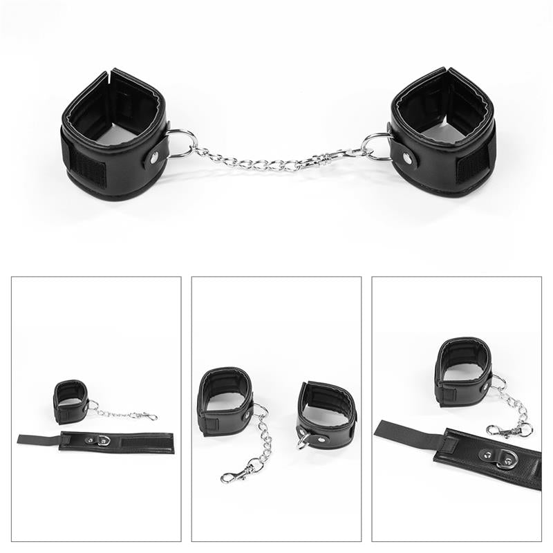 Kit Bondage Deluxe 4 Unidades Negro