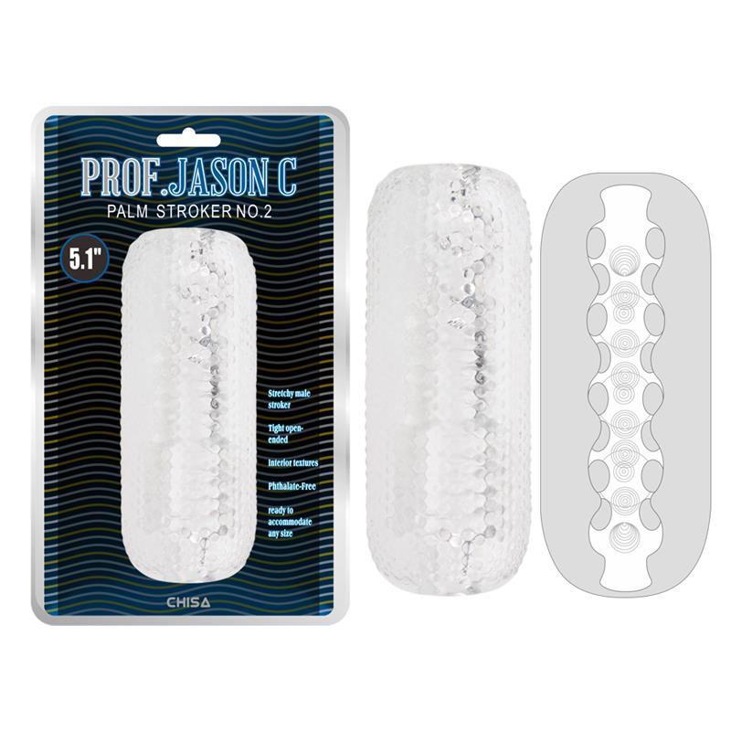 Masturbador Masculino Palm Stroker No 2 Transparente