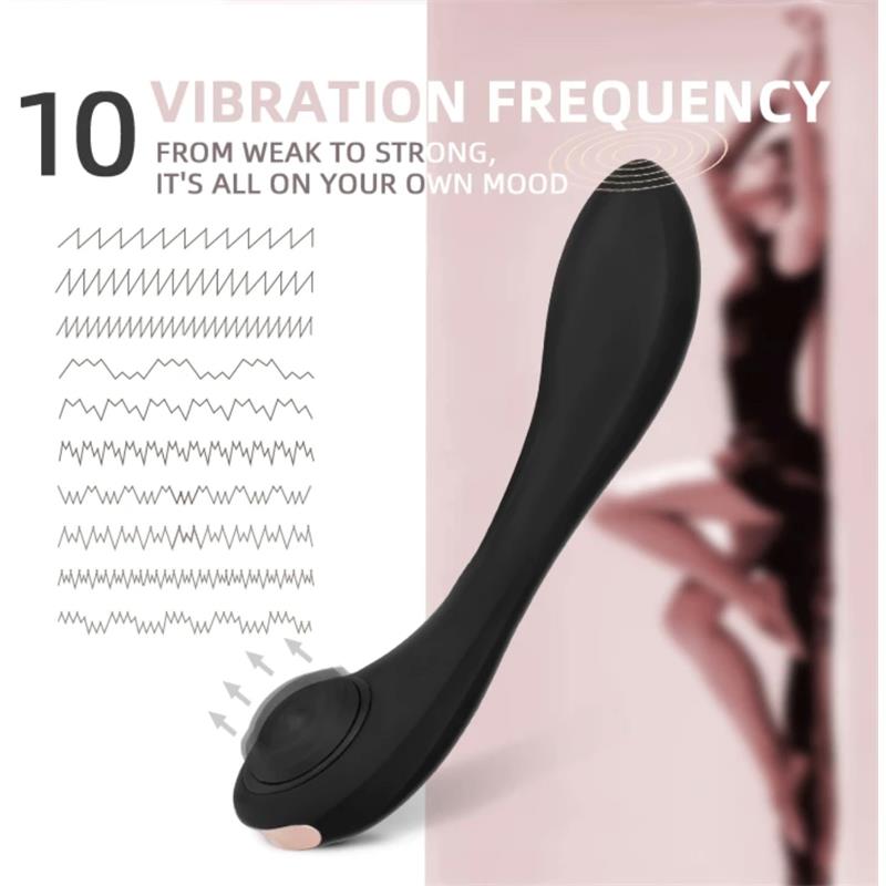 Pulsar Vibrador con Pulsacion y Esqueleto Articulado Silicona USB